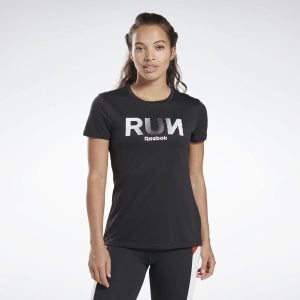 Reebok Running Essentials T Shirt Damen - Schwarz - DE 053-FXV